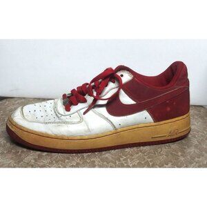 SINGLE SHOE Nike Air Force 1 Size 10 Varsity White Red 306353-167 REPLACEMENT
